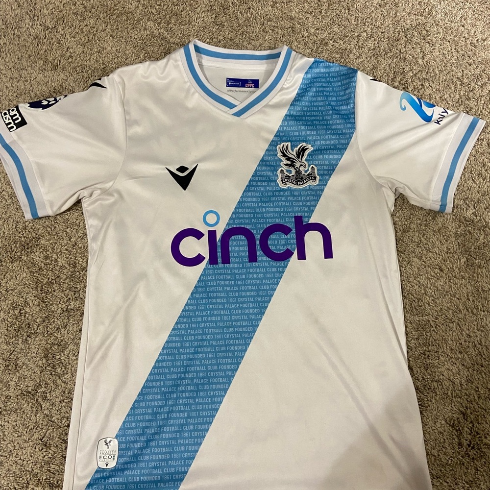 Crystal Palace Jersey size medium #16 Andersen on back